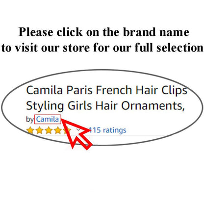 Camila Paris CP3539 French Hair Clip – 2.5-Inch No-Slip, Made in France