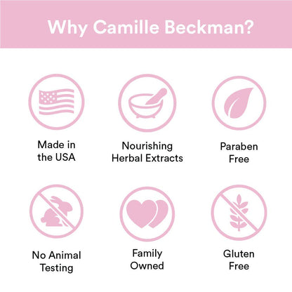 Camille Beckman Glycerine Rosewater Bar Soap – 3 Bars (3.5 oz) for Hands, Face & Body