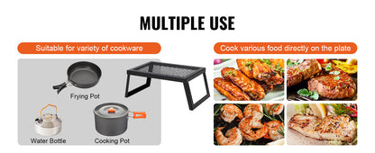 VEVOR 18/24in Barbecue Charcoal Grill Outdoor Home Appliance for Outdoor Cooking Camping Picnics Beach
