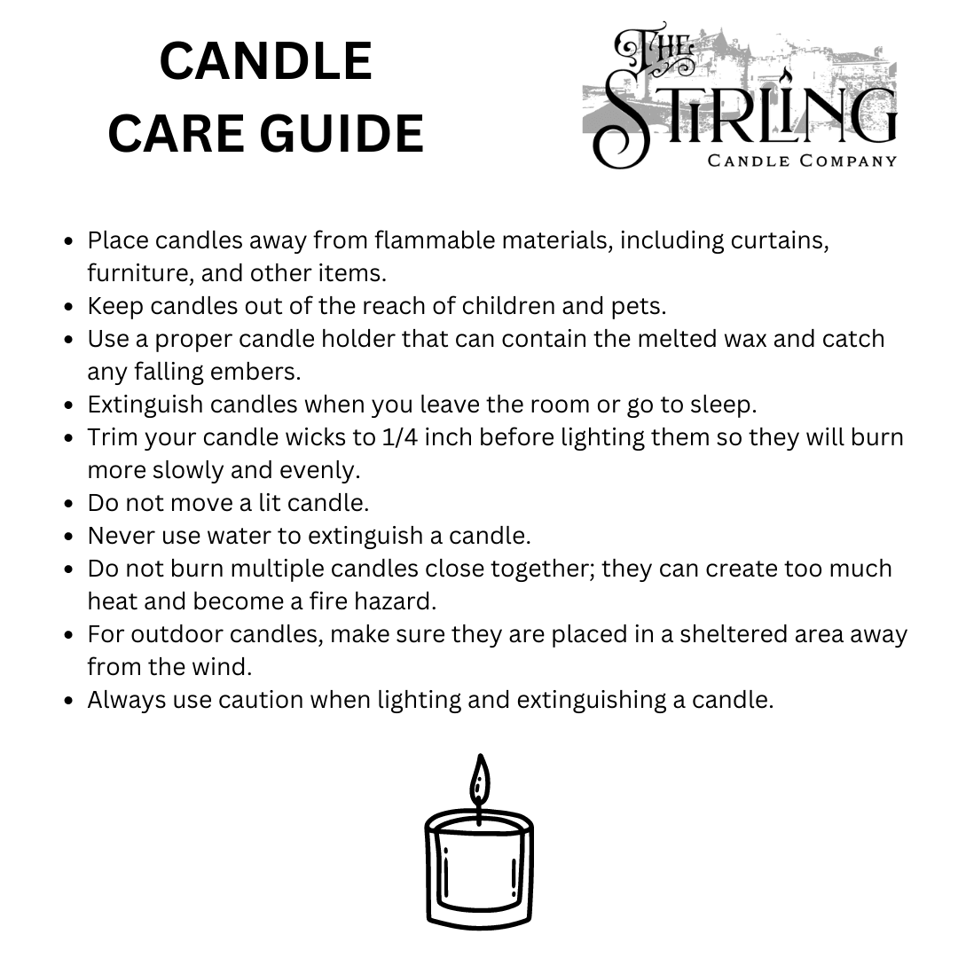 Snowflake Sparkle - Small Candle