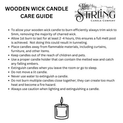 Mandarin Tang - Travel Tin Candle - Wooden Wick