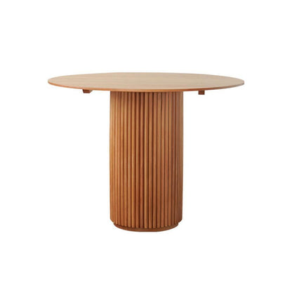 Cane Round Dining Table, Oak