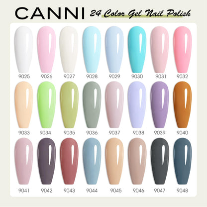 CANNI CC2 Gel Nail Polish Set — 30 Pcs, 9ml, Soak-Off LED Kit for Home Manicure