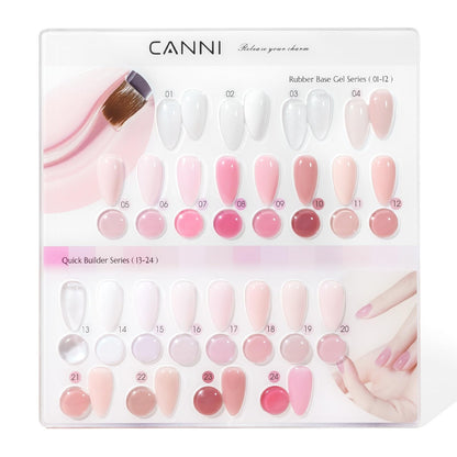 CANNI CF1 Gel Nail Polish Set - 30 Pcs, 9ml, Soak-Off, HEMA-Free for Home Manicures