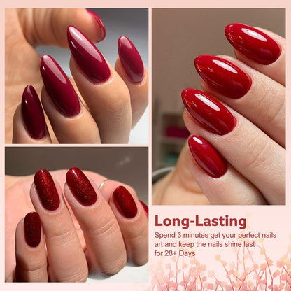 CANNI 30Pcs 9ml HEMA-free Gel Nail Polish Set – Soak-Off LED Home Manicure Kit