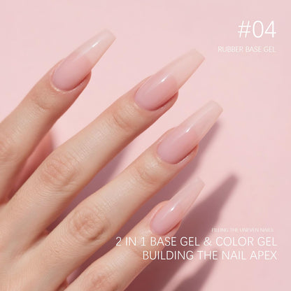 CANNI Rubber Base Gel Nail Polish Set – 6x9ml, Soak-Off, At-Home Salon Kit