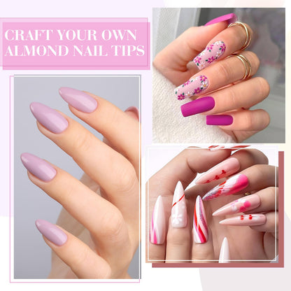 CANNI 9ml Hema-Free Gel Nail Polish Set – 6Pcs Light Pink Kit