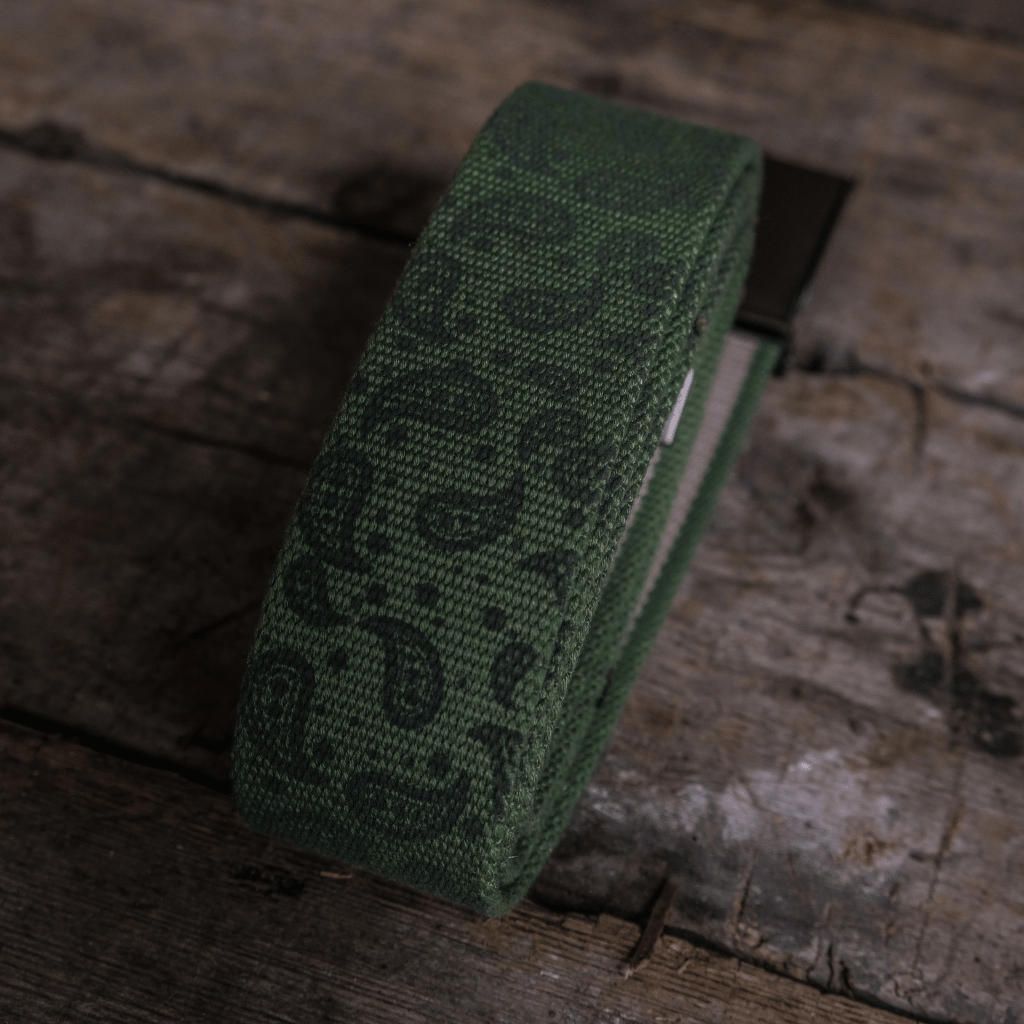 Green Canvas Utility Belt