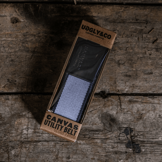 Blue Canvas Utility Belt