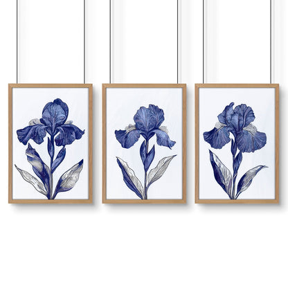 Canvas Pictures For Walls | Set of 3 Botanical Wall art Prints