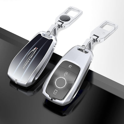 Car Key Shell for Mercedes Benz - Gradient Glass Key Cover for A/C/G/E/S Class