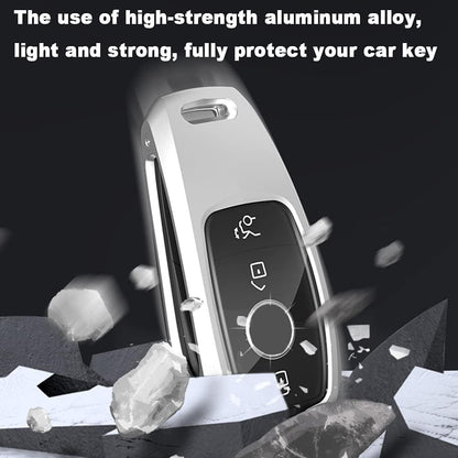 Car Key Shell for Mercedes Benz - Gradient Glass Key Cover for A/C/G/E/S Class