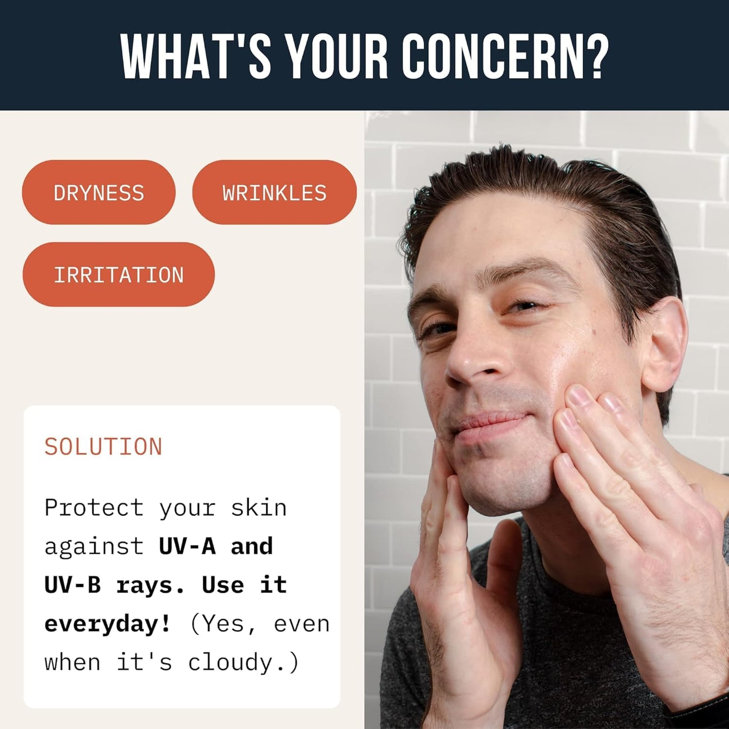 Cardon Men's SPF 30 Sunscreen & Moisturizer with Cactus Extract (2 × 70ml)