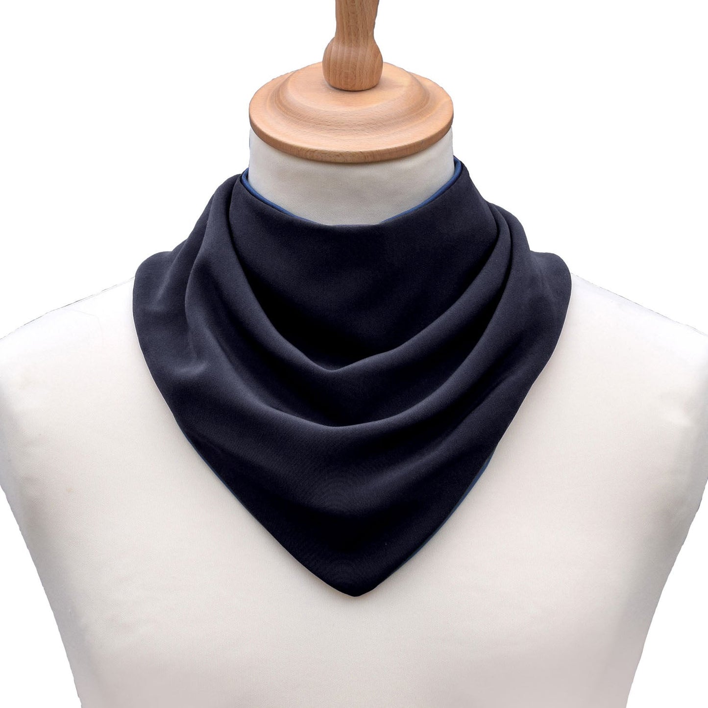 Premium Neckerchief Style Adult Dribble Bib - Waterproof & Discreet - Medium - Charcoal