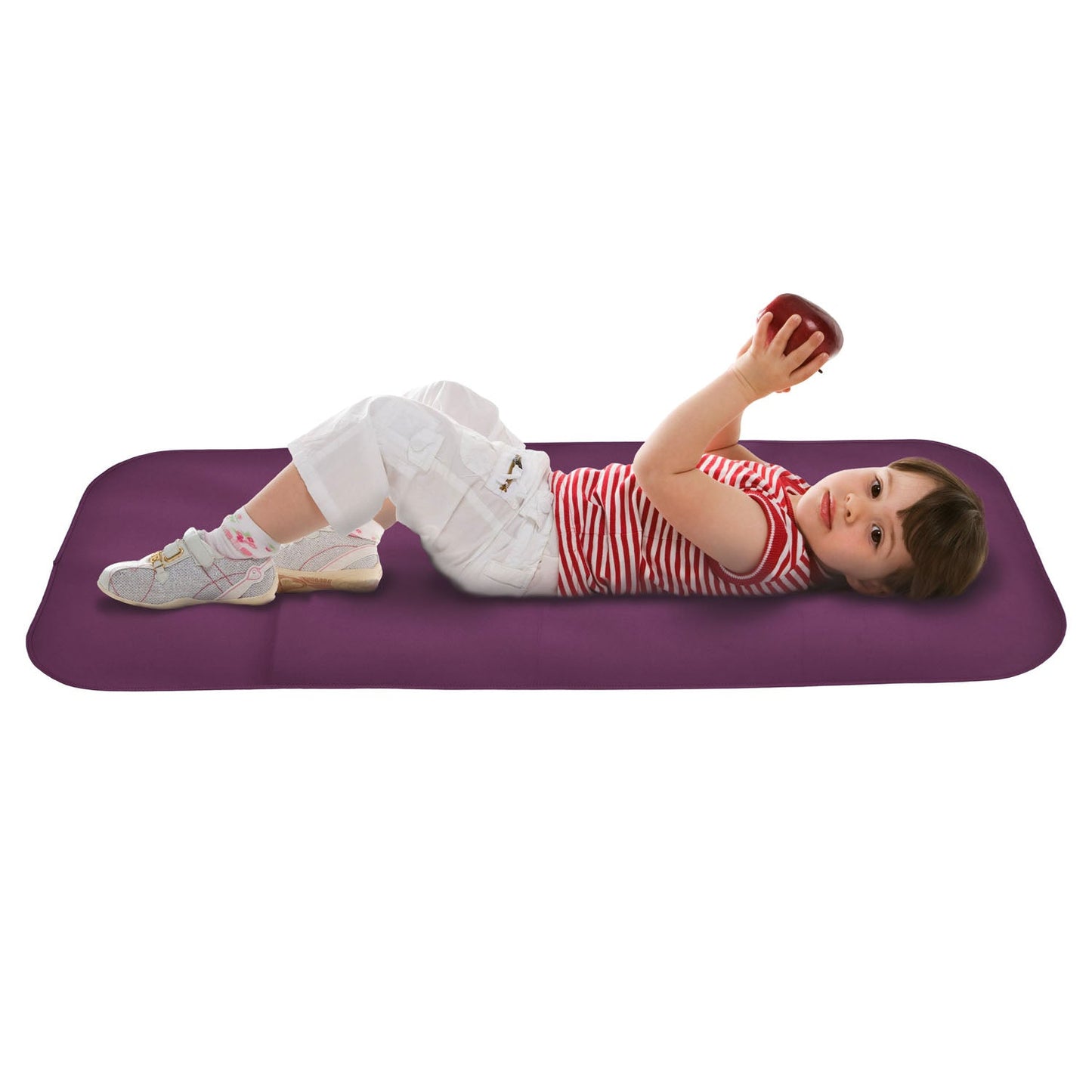Junior Changing Mat - Aubergine/Black