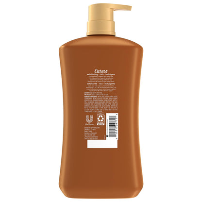 Caress Body Wash – Shea Butter & Brown Sugar 2-Pack (30 oz) | Moisturizing Exfoliating Shower Gel