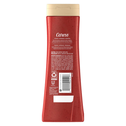 Caress Tahitian Pomegranate & Coconut Milk Body Wash – 20oz Twin Pack | Moisturizing & Exfoliating
