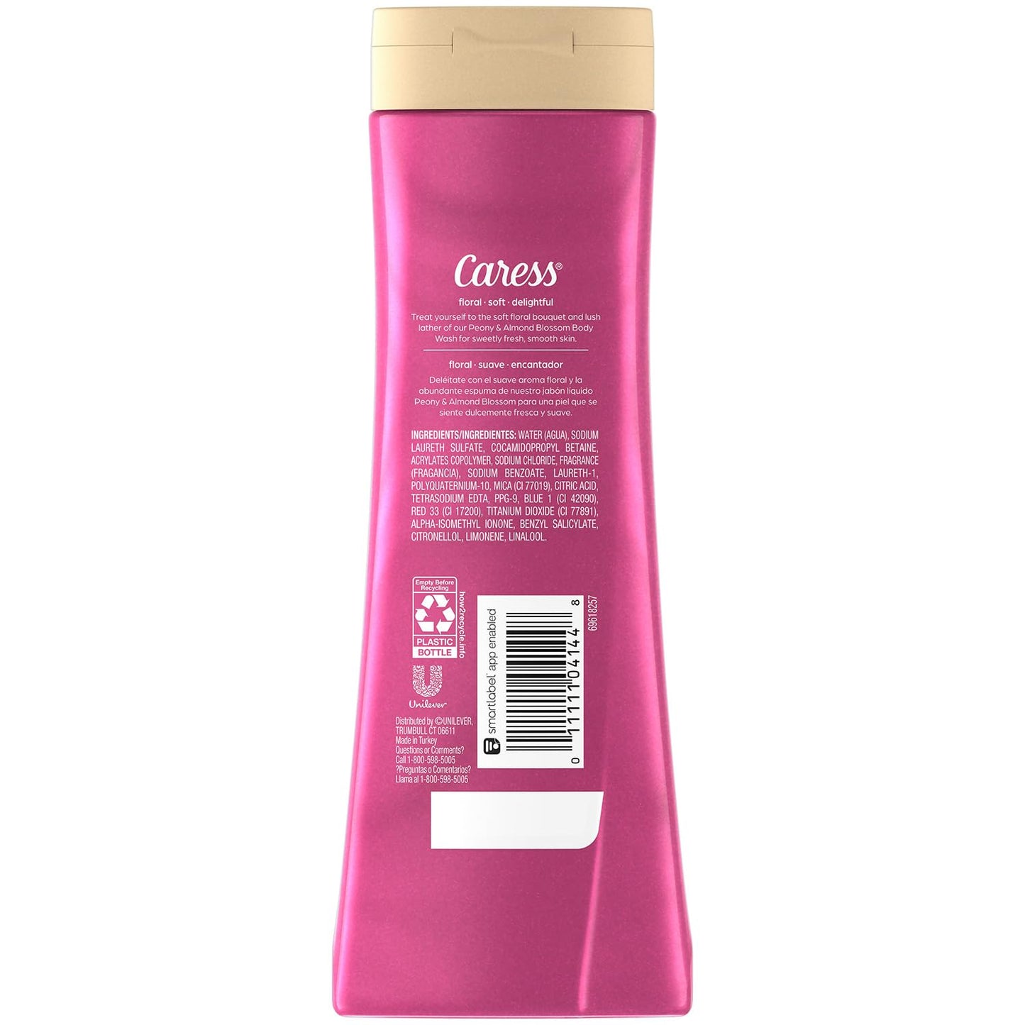 Caress Moisturizing Peony & Almond Blossom Body Wash – 20oz Pack of 2