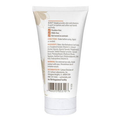 Carlson ADE Hand and Body Cream – Avocado Oil, 20,000 IU Vitamin D, 10,000 IU Vitamin E, Unscented, 4 oz