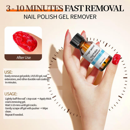 CARMEIN Gel Nail Polish Remover Set — Gentle, Fast Gel Removal Kit