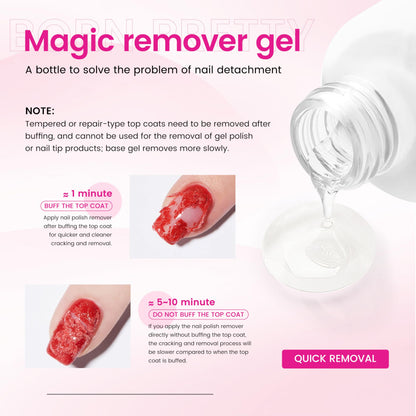 CARMEIN Gel Nail Polish Remover – 12-Pack, 15ml, Paraben-Free, Professional-Grade