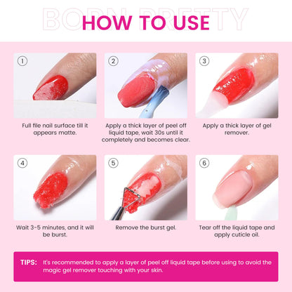 CARMEIN Gel Nail Polish Remover Set — Gentle, Fast Gel Removal Kit