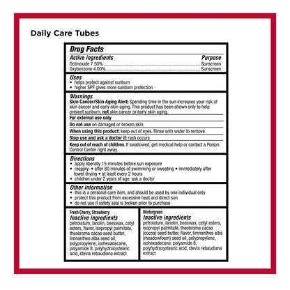 Carmex Daily Care Lip Balm SPF 15 – 8 Count Variety Pack (3 Tubes + 5 Minis) | Six Flavors