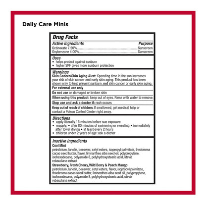 Carmex Daily Care Lip Balm SPF 15 – 8 Count Variety Pack (3 Tubes + 5 Minis) | Six Flavors