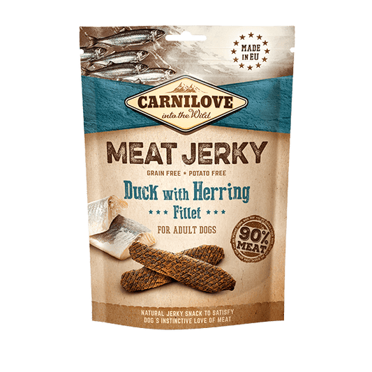 Carnilove Duck with Herring Fillet Meat Jerky Dog Treats