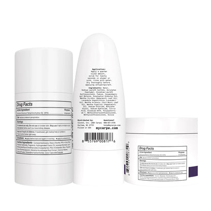 Carpe Clinical Grade Underarm Regimen – 3-Step Sweat Protection System (Mandarin Scent)