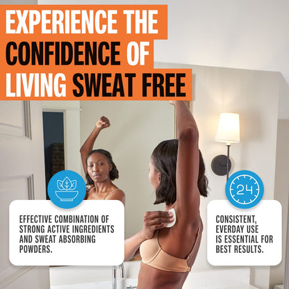 Carpe Clinical Grade Underarm Regimen – 3-Step Sweat Protection System (Mandarin Scent)