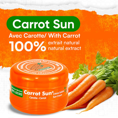 Carrot Sun Tanning Accelerator – 350ml Carotene Gel with Natural Carrot Oil | SPF0