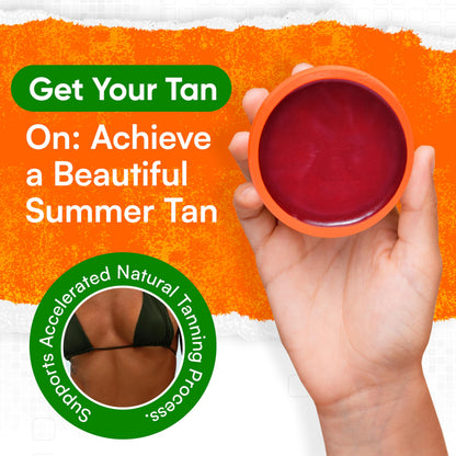 Carrot Sun Tanning Accelerator – 350ml Carotene Gel with Natural Carrot Oil | SPF0