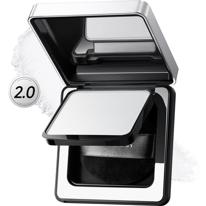 CARSLAN 2.0 Black Magnet Powder - Translucent Setting Powder for Oily Skin, 24H Oil Control, Waterproof & Talc-Free