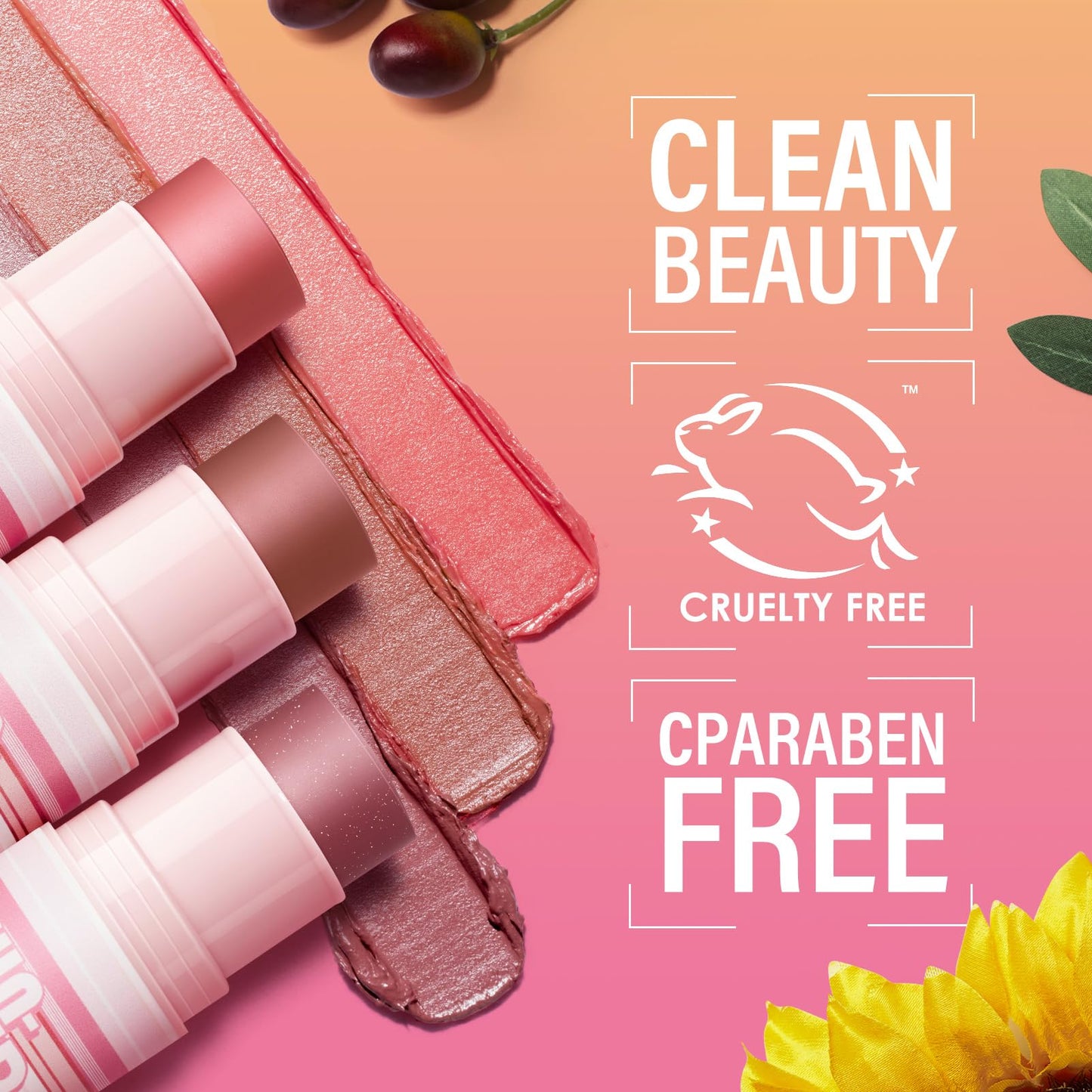 CARSLAN Sun Kissed Blush & Bronzer Stick Morning – Multi-Use Matte Cream for Cheeks, Lips & Eyes