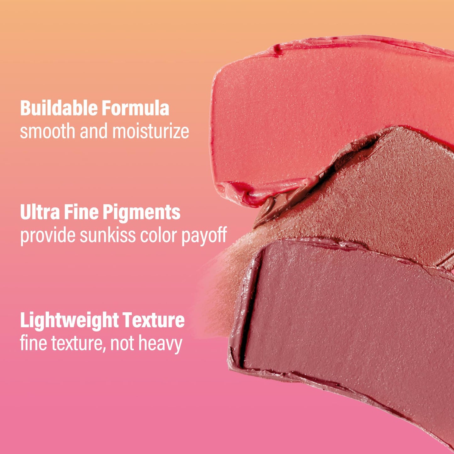 CARSLAN Sun Kissed Blush & Bronzer Stick – Matte Cream, Shade 02 Afternoon, 0.21 oz, Vegan