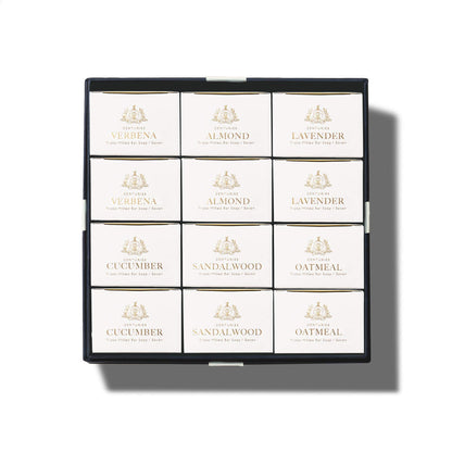 Caswell-Massey Centuries Collection Gift Set — 12 Triple-Milled Plant-Based Soaps, Made in USA