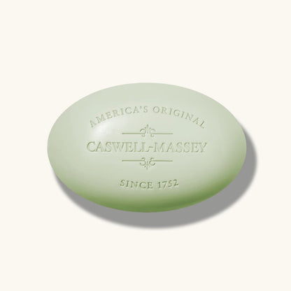 Caswell-Massey Greenbriar Natural Bar Soap for Men | Triple-Milled, Plant-Based Moisturizing Bar | Made in USA