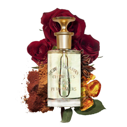 Caswell-Massey RÒS Eau de Parfum – Modern Floral Masculine Fragrance with Rose & Dark Amber, 3.4 fl oz