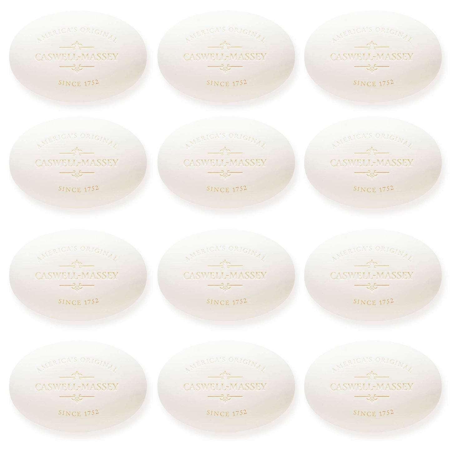 Caswell-Massey Almond Natural Bar Soap Gift Set | Triple-Milled Moisturizing Soap, Plant-Based, USA Made