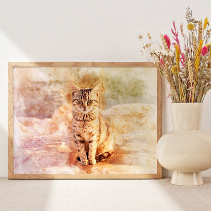 Watercolour Pet Portrait