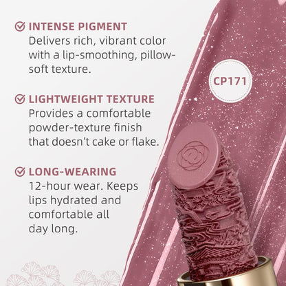 Catkin Moist Lipstick 171 – Hydrating High-Impact Color with Vitamin E & Avocado Oil