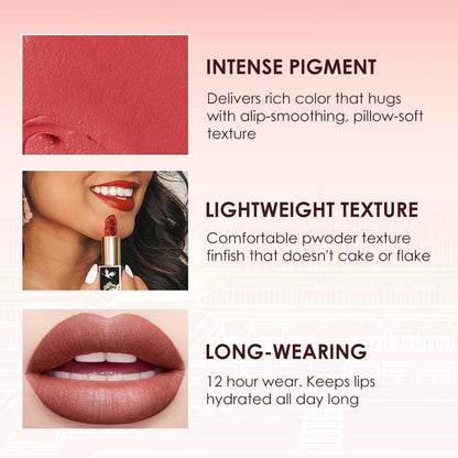 Catkin Moist Lipstick – Hydrating High-Impact Color with Vitamin E & Meadowfoam Oil