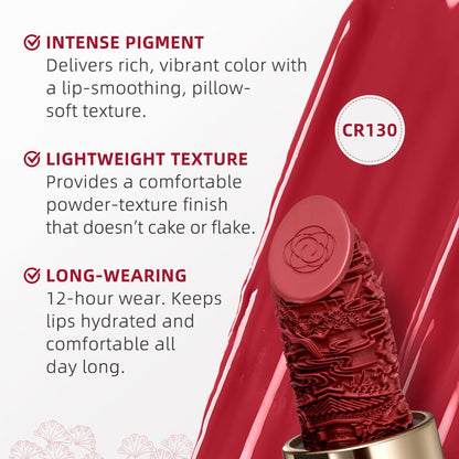 Catkin Moist Lipstick – Hydrating Matte Lip Color with Vitamin E & Avocado Oil