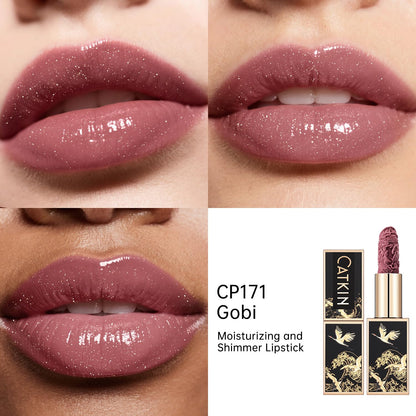 Catkin Moist Lipstick – Hydrating, High-Impact Color with Vitamin E & Avocado Oil (2pcs) 07
