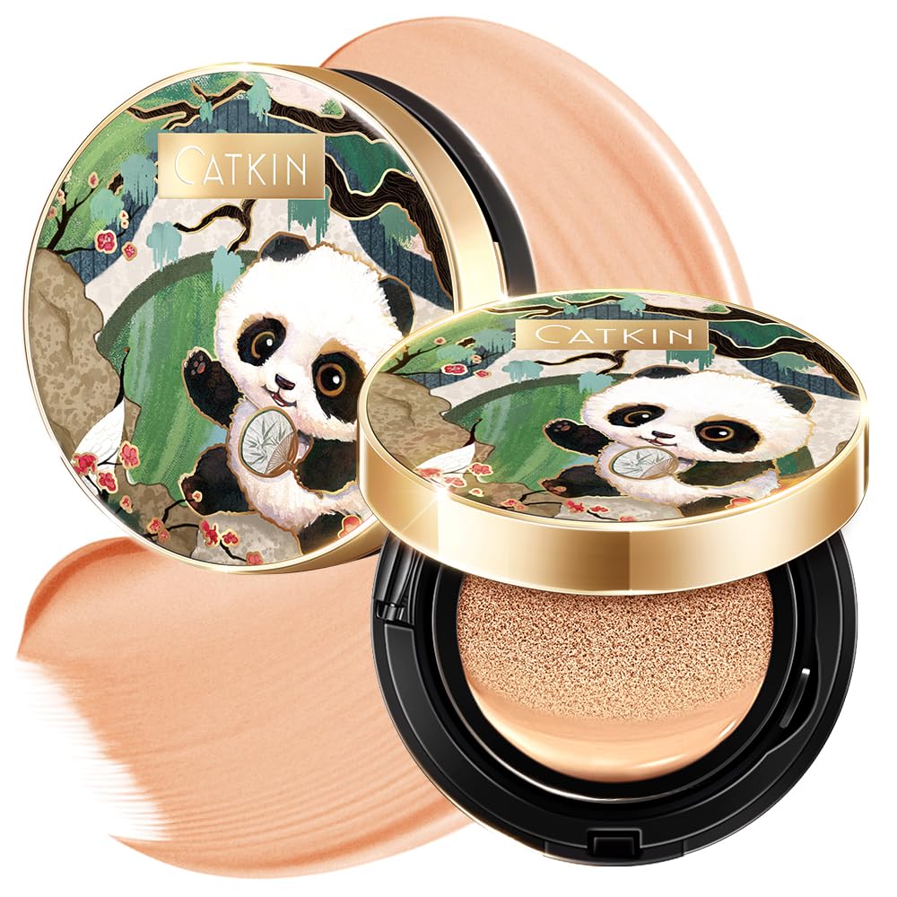 Catkin Panda Land Cushion Foundation — Hydrating, Buildable Coverage for Sensitive Skin