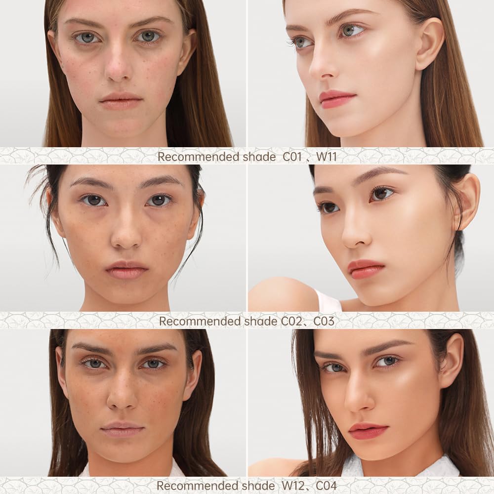 CATKIN Panda Land Full Coverage Cushion Foundation | Hydrating Poreless Finish for Sensitive Skin (W11 Light)