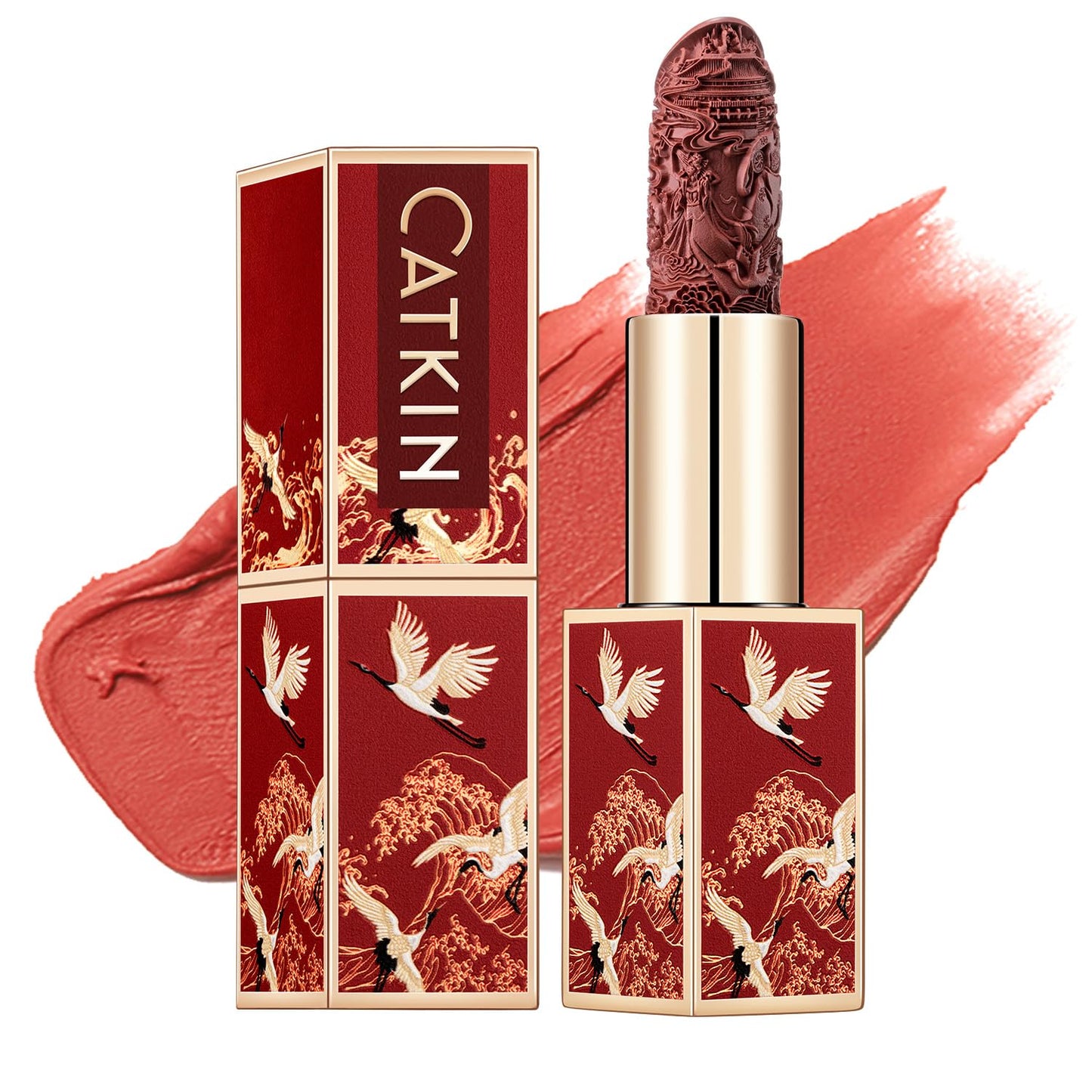 Catkin Rouge Matte Lipstick – Nude, Waterproof & Long-Lasting (CO137)