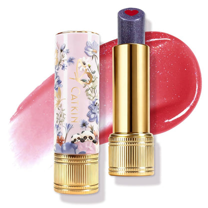 Catkin Tinted Lip Balm with Colorful Serum Core — 2-in-1 Red Lip Gloss with Jojoba & Hyaluronic Acid