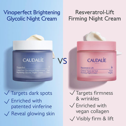 Caudalie Vinoperfect Dark Spot Brightening Glycolic Night Cream – Refill Pod (50 mL)